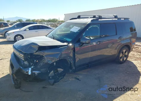 2025 Hyundai Santa Fe Hybrid Sel from USA, damaged, VIN 5NMP2DG12SH058385